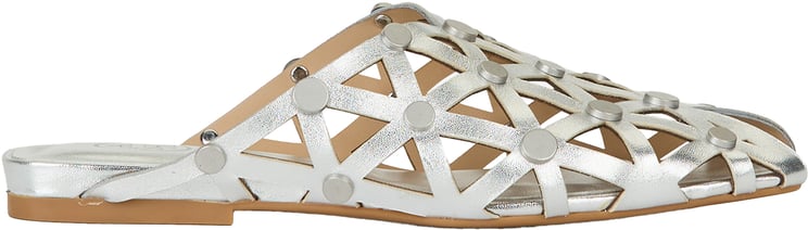 Ash Sandals Silver/Silver Studs