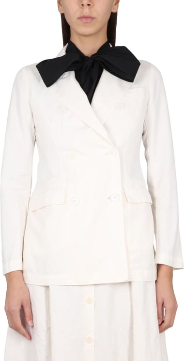 Aspesi Double-Breasted Jacket With Peaked Lapels