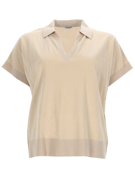 Aspesi Polo Collar Cotton V-Neck Shirt