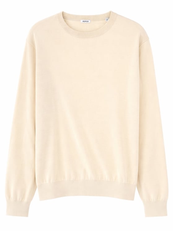 Aspesi Relaxed Fit Cotton-Silk Lightweight Top Sweater