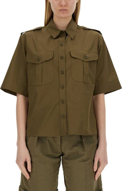 Aspesi Short-Sleeved Cotton Shirt