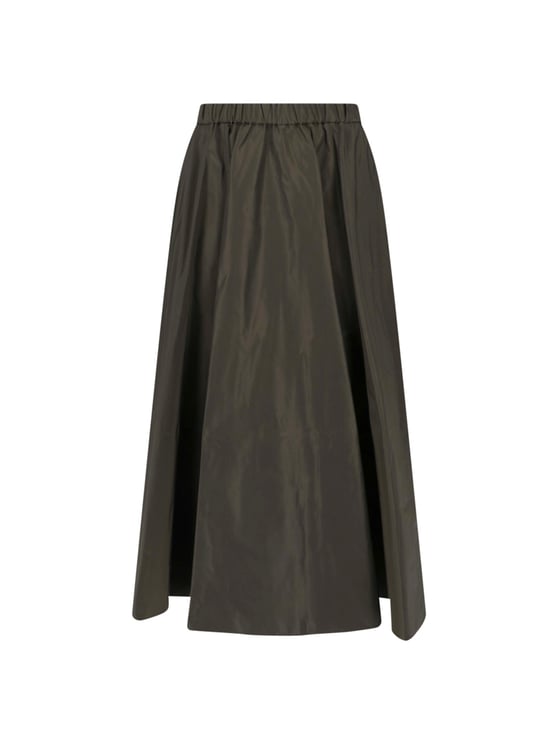 Aspesi Green Technical Midi Skirt