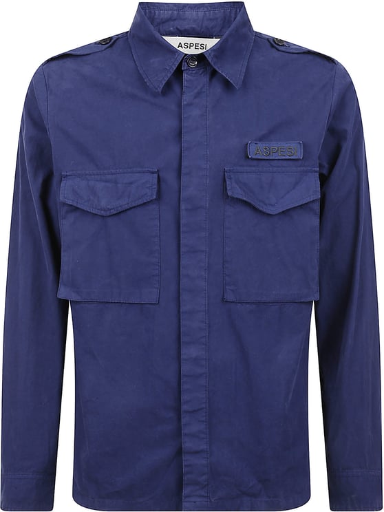 Aspesi Shirts Blue