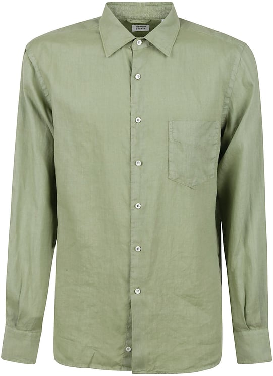 Aspesi Shirts Verde Pistacchio