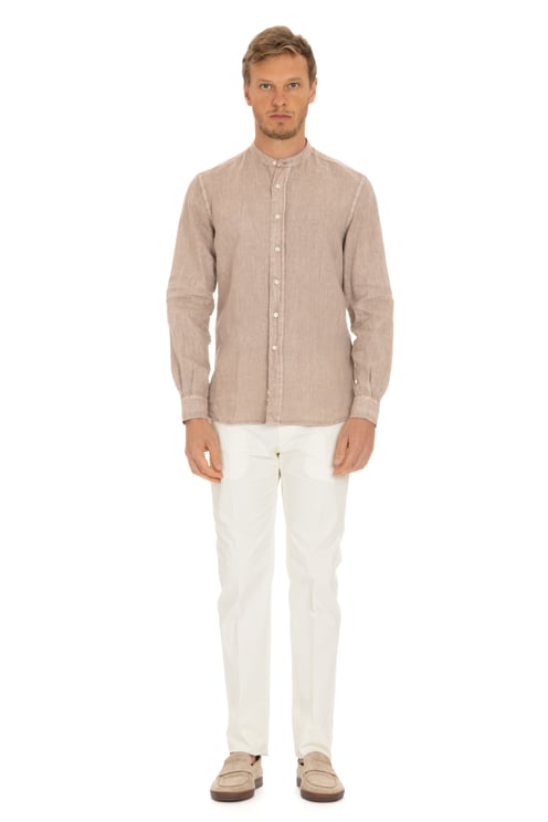 Aspesi Korean Collar Linen Shirt