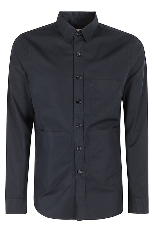 Aspesi Boxy-Fit Cotton Shirt With Classic Collar