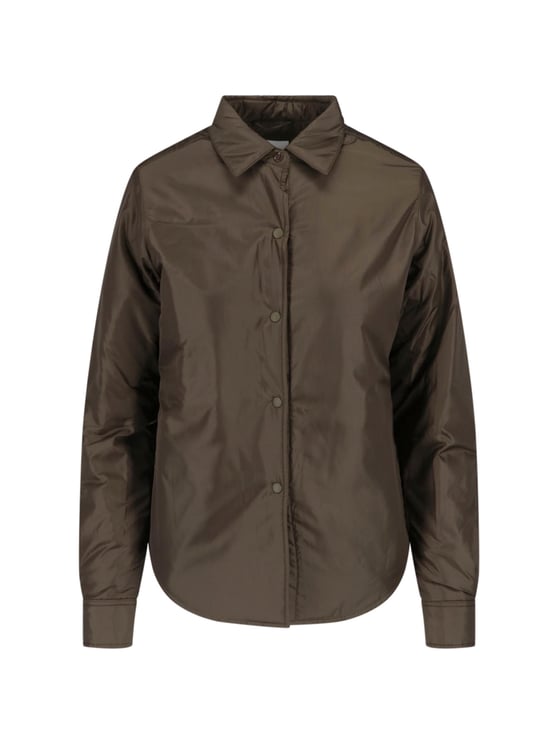Aspesi Technical Fabric Long-Sleeved Shirt With Classic Collar