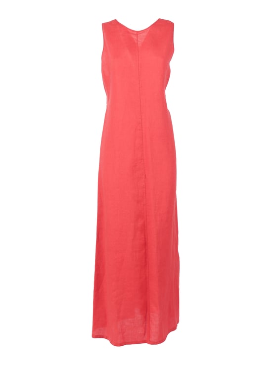 Aspesi Sleeveless Back Cutout Maxi Dress