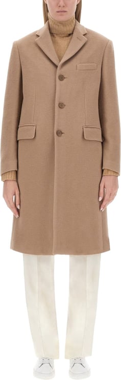 Aspesi Classic Oversize Coat With Notched Lapel