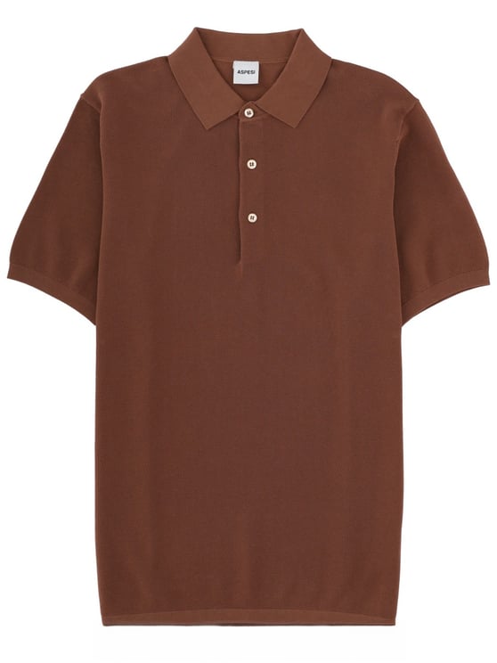 Aspesi Regular Fit Cotton Short Sleeve Polo Shirt
