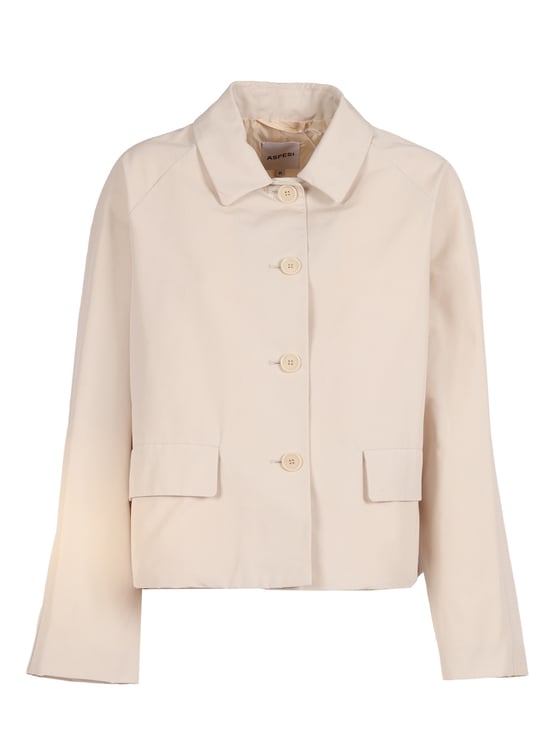 Aspesi Cropped Classic Collar Jacket
