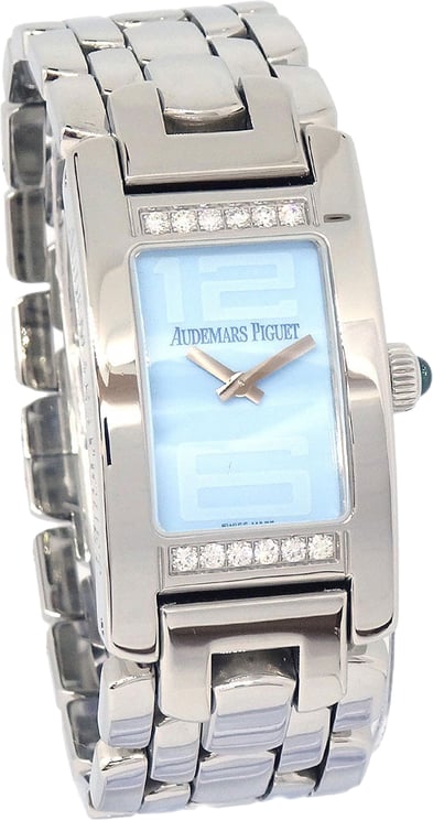 Audemars Piguet Audemars Piguet Promesse Quartz Watch Yellow Gold and Leather with Diamond Bezel 20