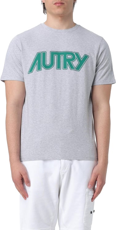 Autry Autry Gray Cotton T-Shirt