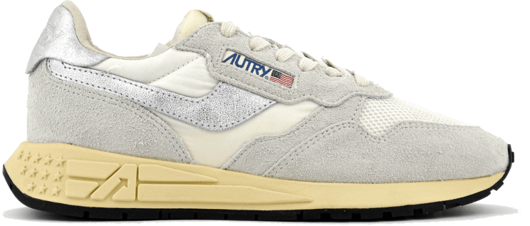 Autry Reelwind Low White Silver