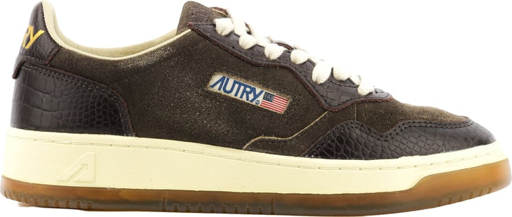 Autry Medalist Brown Croco