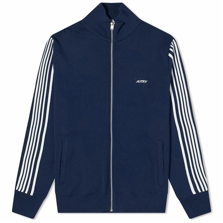 Autry Autry Blue Nylon Cardigan
