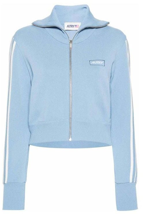 Autry Autry Blue Nylon Cardigan