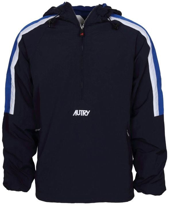Autry Autry Blue Nylon Shell Jacket