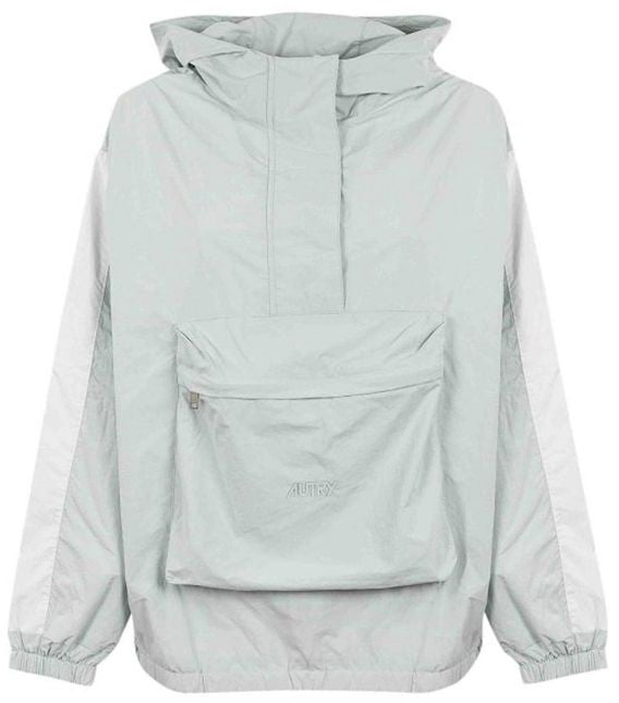 Autry Autry Blue Nylon Shell Jacket