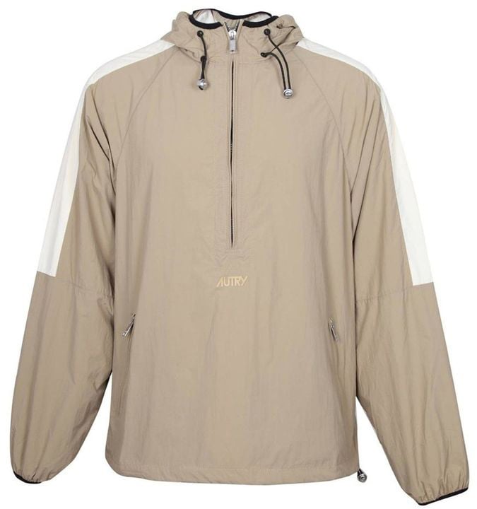 Autry Autry Beige Nylon Shell Jacket