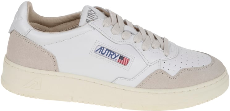 Autry Flat Shoes White