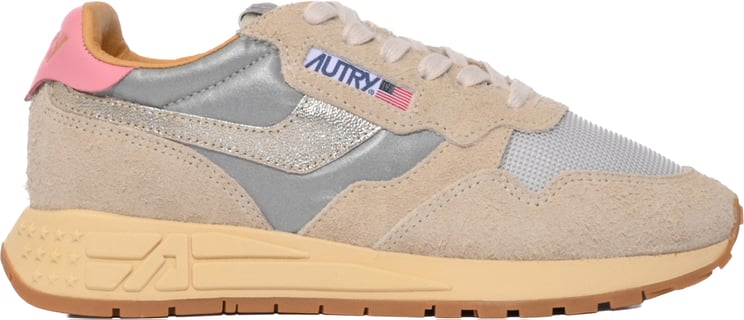 Autry Sneakers Refl/Leat Silv/Plat
