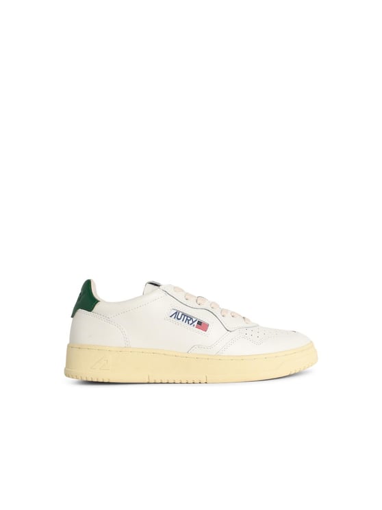 Autry White Leather Medalist Sneakers