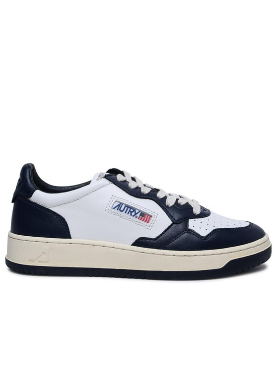 Autry Medalist' Blue Leather Sneakers