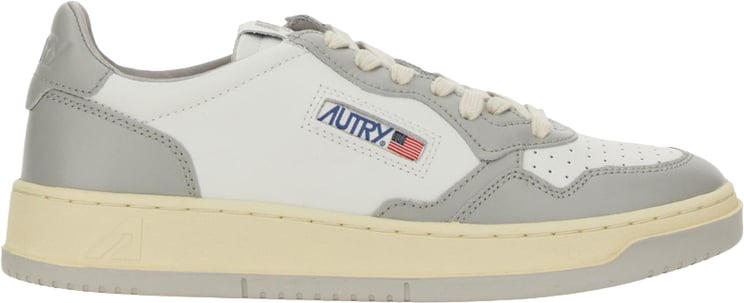 Autry White Light Grey Overlays Sneakers