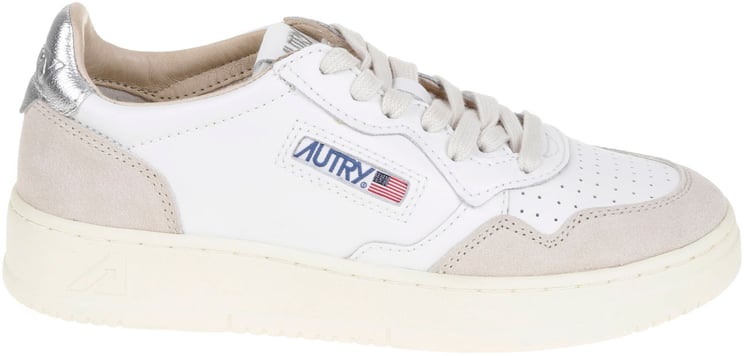 Autry Flat Shoes Silver