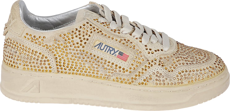 Autry Rose` Collection Medalist Low Sneakers Brown