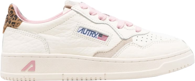 Autry Sneakers Wht/Leoprint