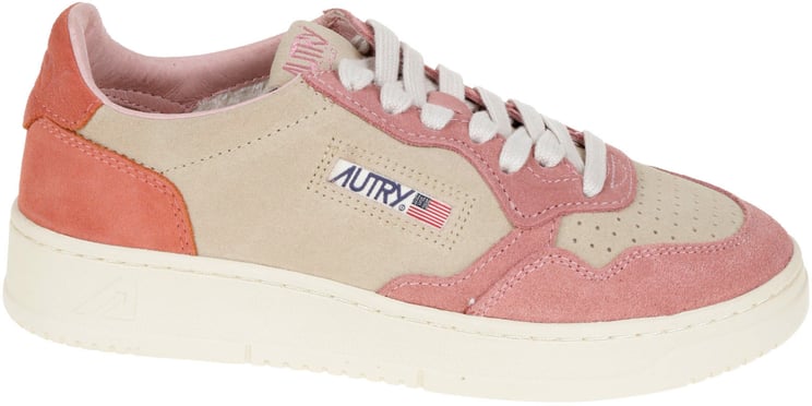 Autry Flat Shoes Rosa/Beige/Rosa Sc