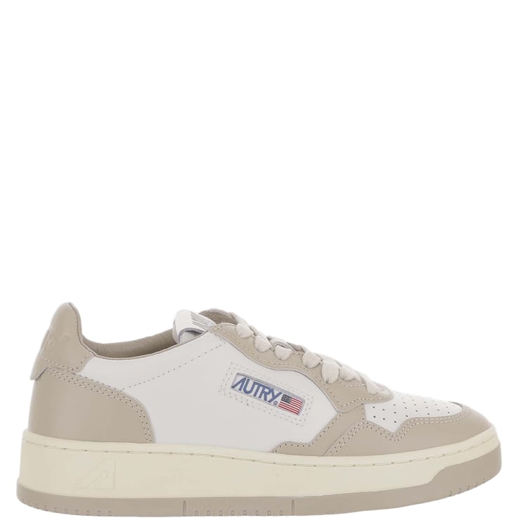 Autry Medalist Color-Block Panel Leather Sneakers