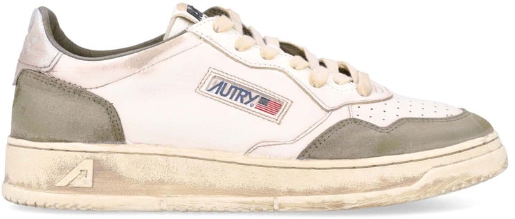 Autry Sup Vint Low Whitelizardsilver