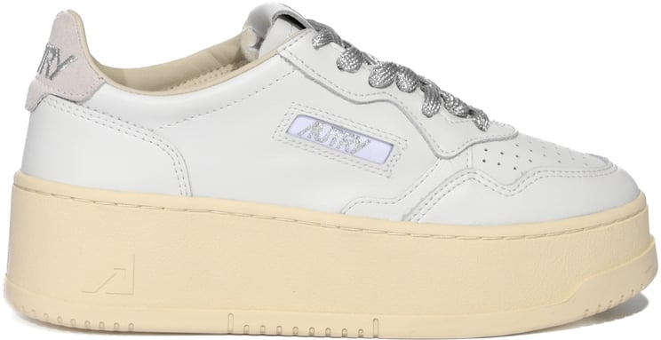 Autry Sneakers Leatswoll Whtsilv