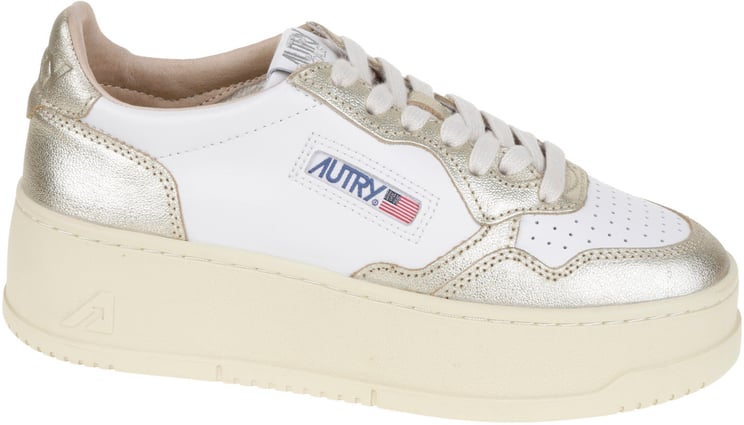 Autry Flat Shoes White