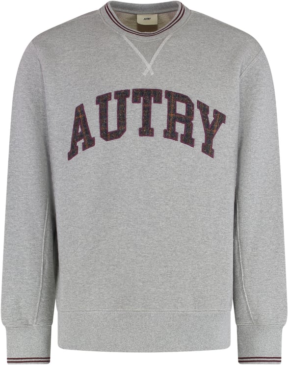 Autry Logo detail cotton sweatshirt
