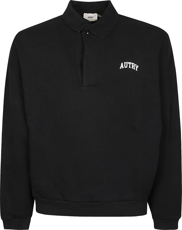 Autry Polo Neck Sweatshirt Black