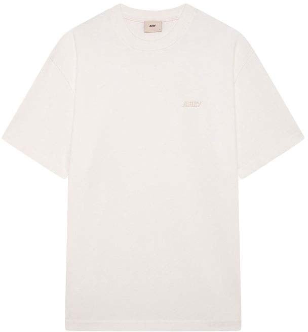 Autry t shirt autry coton logo nuance blanc