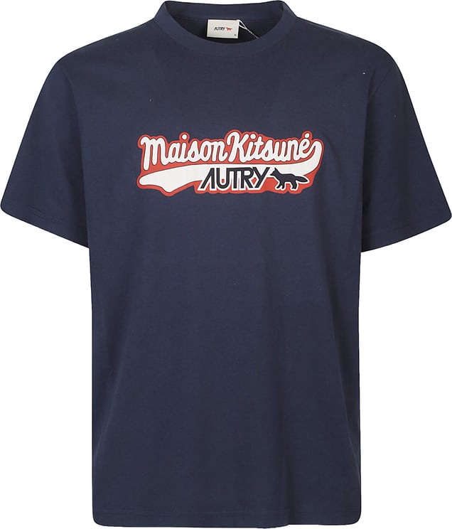 Autry Autry Per Maison Kitsune T-shirt Blue