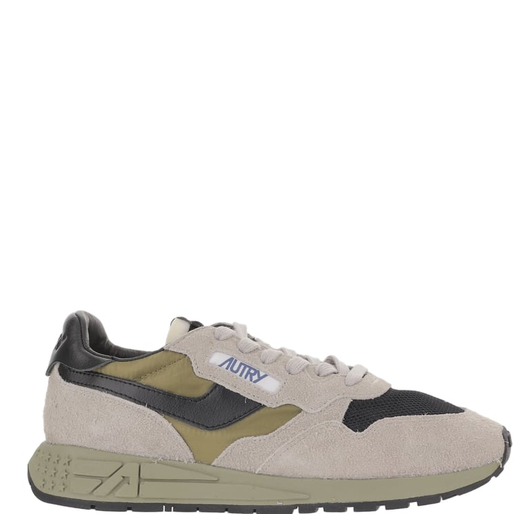Autry Leather Nylon Mesh Running Sneakers