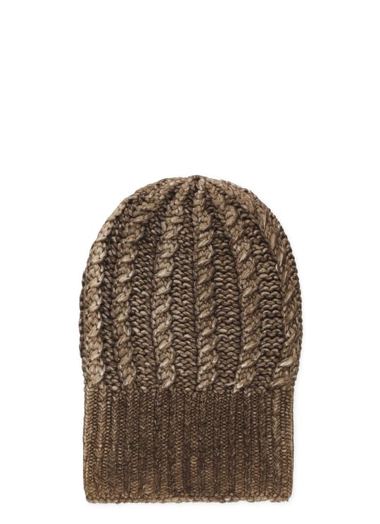 Avant Toi Braided Cable Knit Cashmere Hat