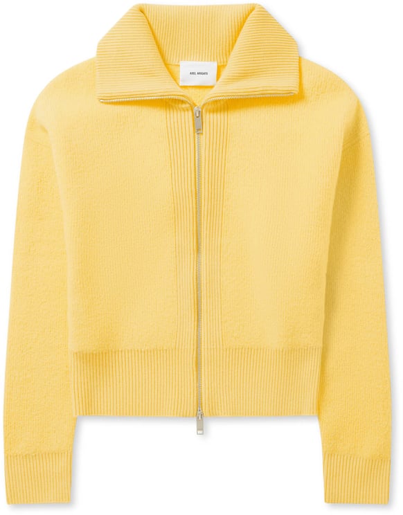 Axel Arigato Verve Zip-up Cardigan Yellow