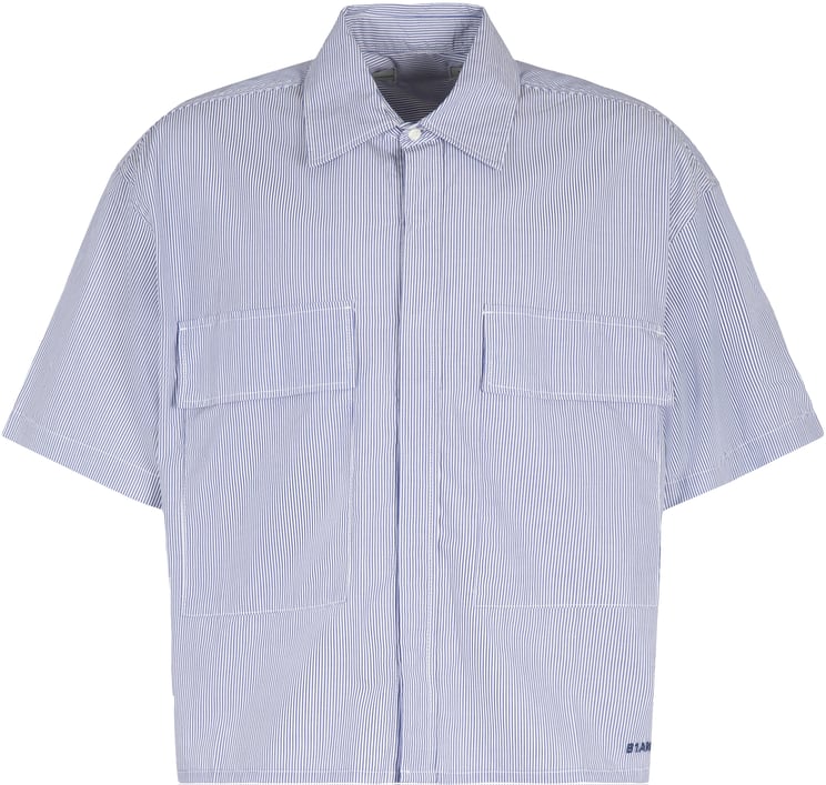 B1 Archive Striped cotton shirt