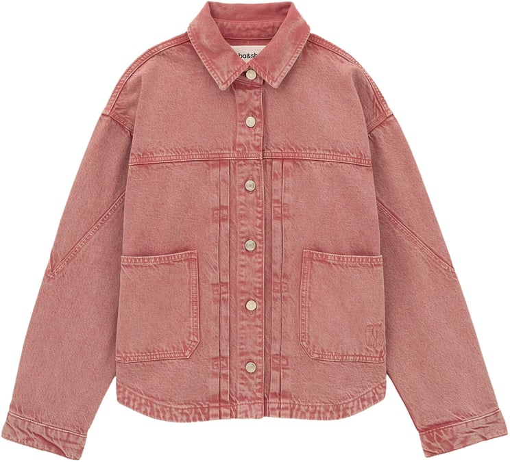 BA&SH Ba&sh Runo Spijkerjassen Roze 1e26runo