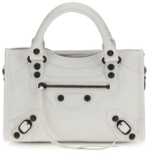 Balenciaga Balenciaga White Calf Leather Bos Taurus Handbag