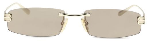 Balenciaga Balenciaga Gold Metal Sunglasses