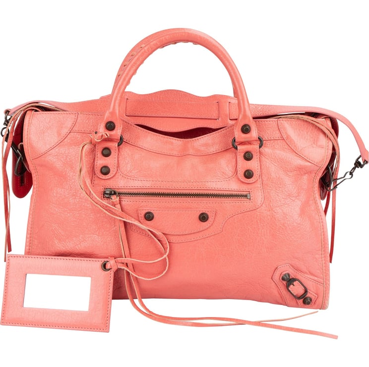 Balenciaga Balenciaga Pink Leather City Handbag
