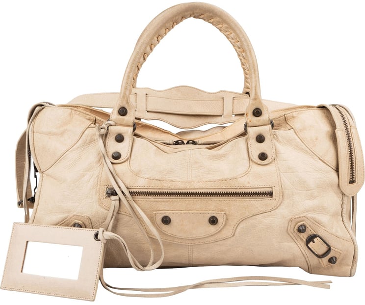 Balenciaga Balenciaga Leather Twiggy City Handbag